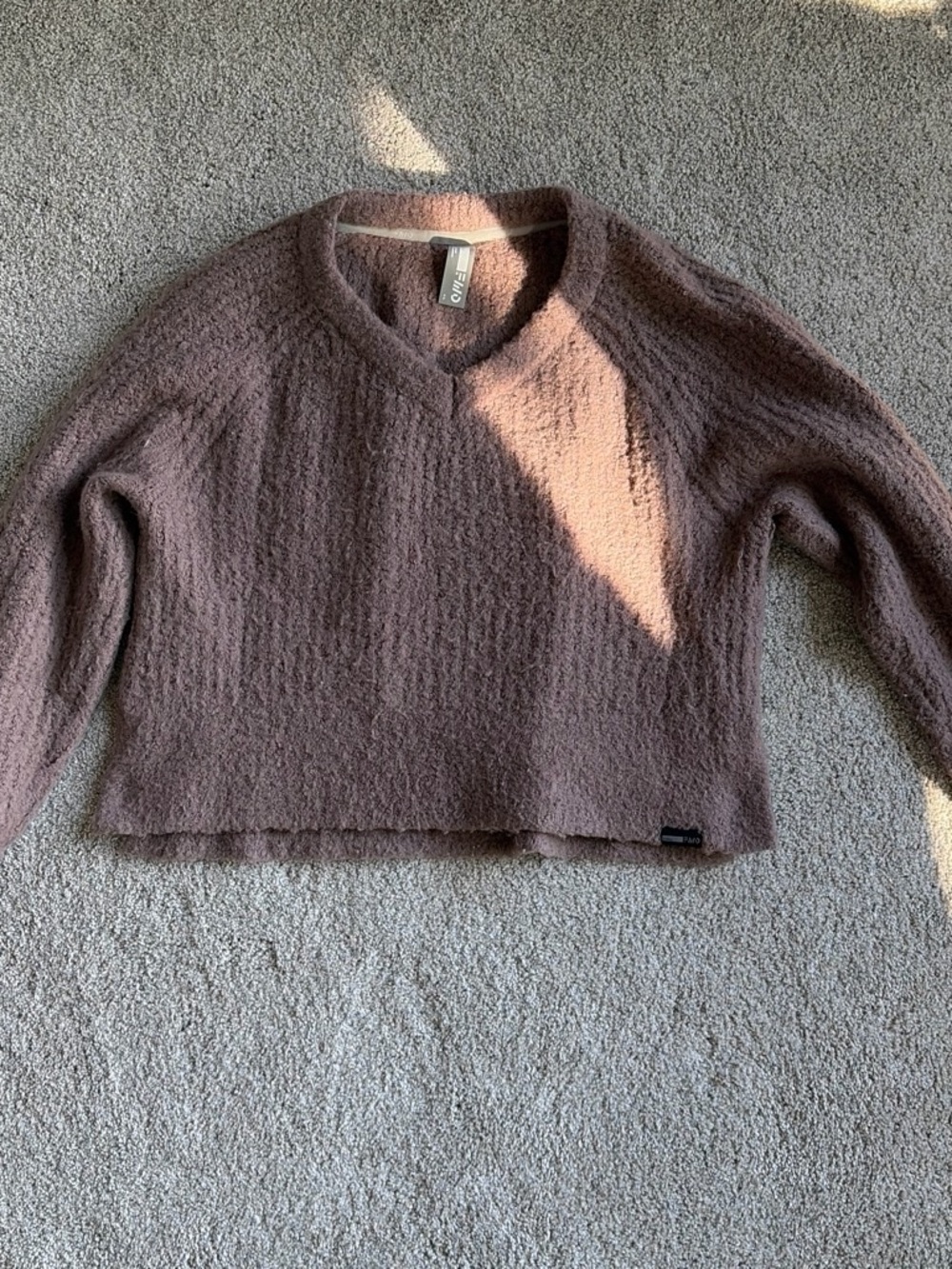 Women's V-Neck Sweater in Dusty Mauve by Roxy